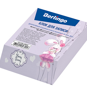 Блок для записи декоративный на склейке Berlingo 9*11*3см "Kids Series", 5 дизайнов в ассортименте