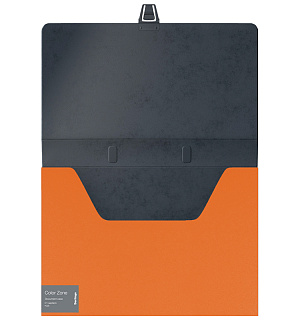 Папка-портфель 1 отделение Berlingo "Color Zone" A4, 330*230*35мм, 1000мкм, оранжевая