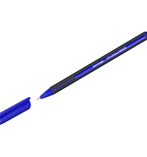 Ручка шариковая Berlingo "Triangle Twin" синяя, 0,7мм, игольчатый стержень