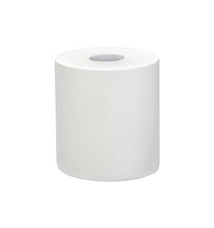 Полотенца бумажные в рулонах Focus Jumbo, 1-слойные, 280м/рул, ЦВ, белые