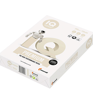 Бумага IQ "Premium" А4, 250г/м2, 150л., 172%