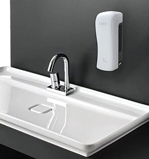 Дозатор для жидкого мыла LAIMA PROFESSIONAL ORIGINAL, НАЛИВНОЙ, 0,8 л, белый, ABS-пластик, 605774