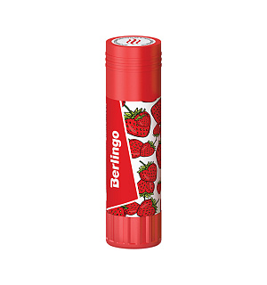 Клей-карандаш Berlingo "Aroma", 21г, ароматизированный (мята, лимон, клубника, роза), ПВП