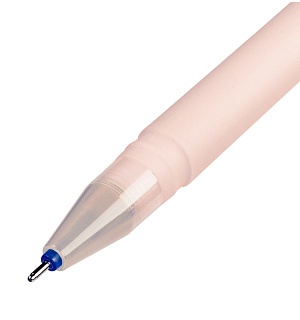 Ручка гелевая стираемая OfficeSpace "Soda" синяя, 0,5м, антискол. корпус ассорти