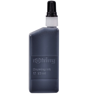 Чернила для изографа Rotring черные, 23мл, картон. упаковка