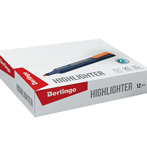 Текстовыделитель Berlingo "Textline HL500" оранжевый, 1-5мм