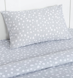 Постельное белье "Этель" 1,5 сп Soft grey 143х215 см, 150х214 см, 50х70 см -1 шт, 100% хл, бязь