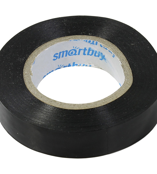 Изолента Smartbuy, 15мм*20м 130мкм, черная, инд. упаковка