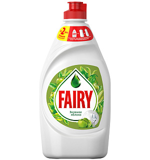 Средство для мытья посуды Fairy "Зеленое яблоко", 450мл
