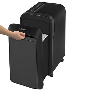 Уничтожитель (шредер) FELLOWES LX221, 5 уровень секретности, 2x12 мм, 20 листов, 30 л, черный, FS-50504