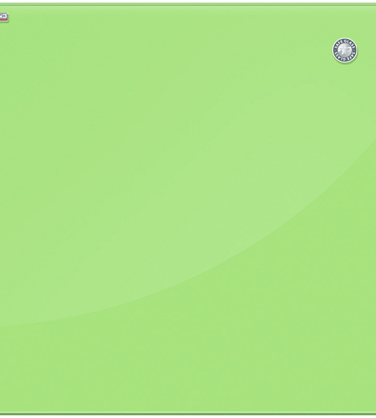 Доска стеклянная магнитно-маркерная 2х3 "Office", 45*45см, зеленая, маркер, 6 магнитов