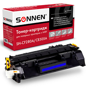 Картридж лазерный SONNEN (SH-CF280A/CE505A) для HP LJ M401/425/P2035/2055, ВЫСШЕЕ КАЧЕСТВО, ресурс 2300 стр., 362441