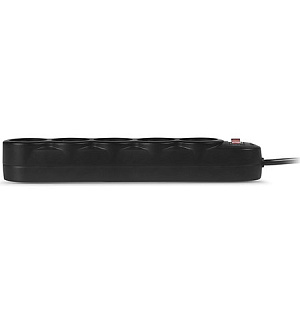 Сетевой фильтр SVEN SF-05L, 5 розеток, 1,8 м, черный, SV-015060