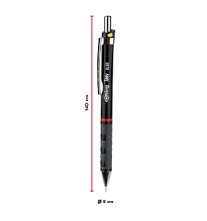 Карандаш механический Rotring "Tikky" 0,35мм, HB, черный