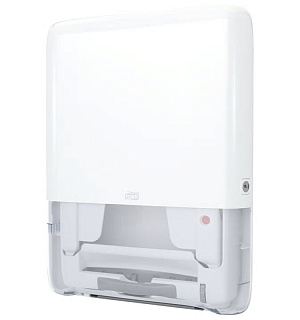 Диспенсер для полотенец листовых Tork "PeakServe"(Н5) мини, пластик, механический, белый, непрерывная подача (ПОД ЗАКАЗ)