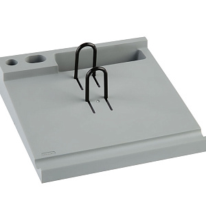 Подставка под календарь СТАММ, пластик, серый