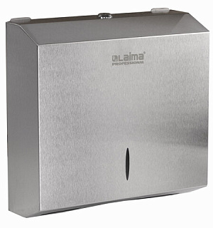 Диспенсер для полотенец LAIMA PROFESSIONAL INOX, (Система H2) Z-сложения, нержавеющая сталь, матовый, 605694