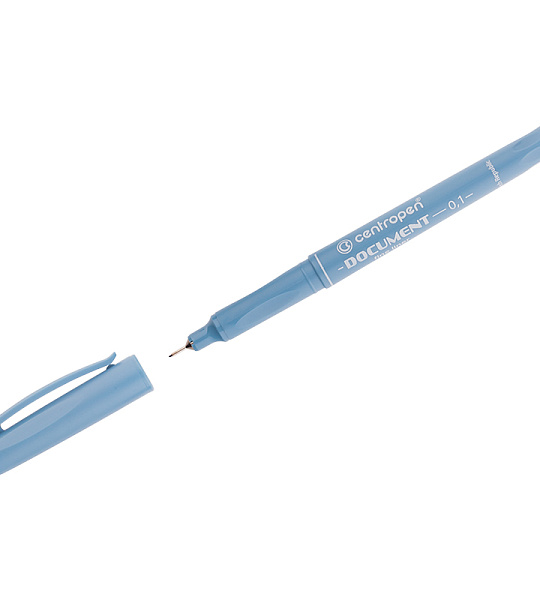 Ручка капиллярная Centropen "Document 2631" черная, 0,1мм