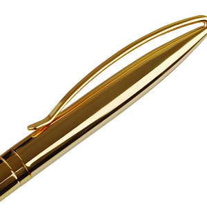 Ручка шариковая автоматическая MESHU "Gold" синяя, 1,0мм