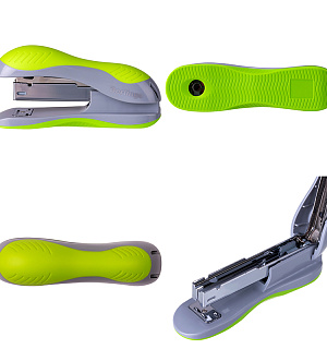 Степлер №24/6, 26/6 Berlingo "Office Soft" до 25л., пластиковый корпус, ассорти