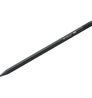 Карандаш ч/г Berlingo "Western" HB, с ластиком, черное дерево, заточен.