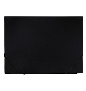 Папка 13 отделений OfficeSpace, A4, 500мкм, на резинке, черная