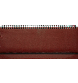 Планинг недатированный, 330*130мм, 56л., кожзам, OfficeSpace "Winner", коричневый