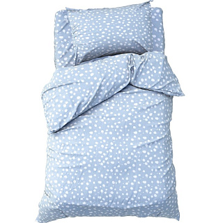 Постельное белье "Этель" 1,5 сп Soft blue 143х215 см, 150х214 см, 50х70 см -1 шт, 100% хл, бязь