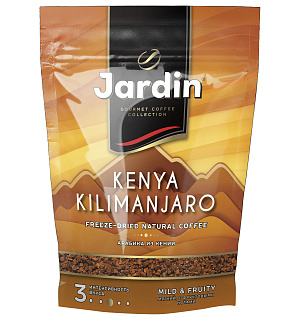 Кофе растворимый JARDIN "Kenya Kilimanjaro" ("Кения Килиманджаро"), сублимированный, 150 г, мягкая упаковка, 1018-14