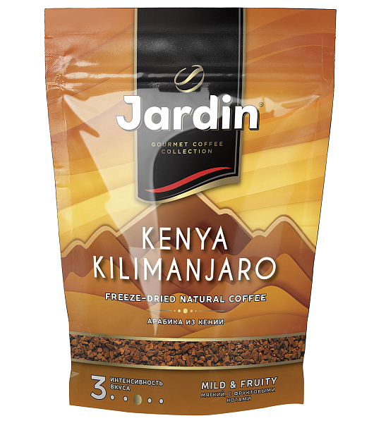 Кофе растворимый JARDIN "Kenya Kilimanjaro" ("Кения Килиманджаро"), сублимированный, 150 г, мягкая упаковка, 1018-14