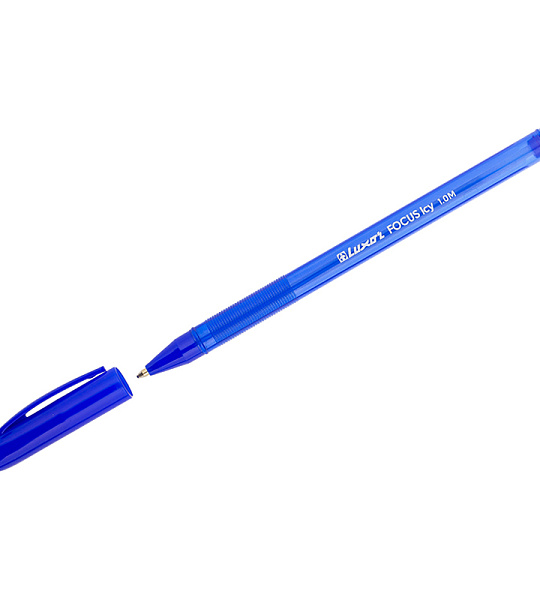 Ручка шариковая Luxor "Focus Icy" синяя, 1,0мм