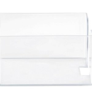 Подставка для бумажного блока СТАММ, 9*9*5, прозрачный