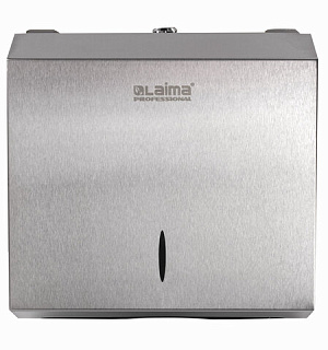 Диспенсер для полотенец LAIMA PROFESSIONAL INOX, (Система H3) V-сложения, нержавеющая сталь, матовый, 605696