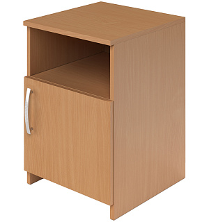Тумба приставная прикроватная Мета Мебель, 400*420*580мм, с нишей, ЛДСП бук