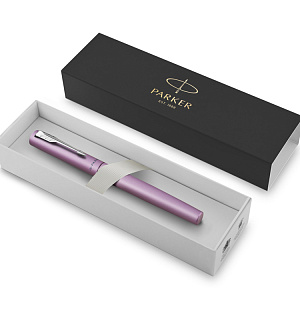 Ручка перьевая Parker "Vector XL Lilac" синяя, 0,8мм, подарочная упаковка