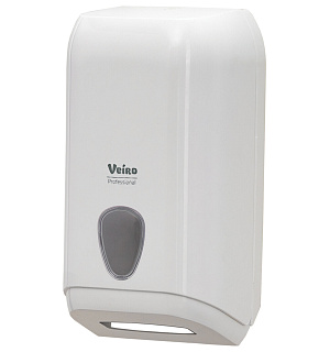 Диспенсер для туалетной бумаги листовой VEIRO Professional (T3) "L-one", белый, A620KK1NS