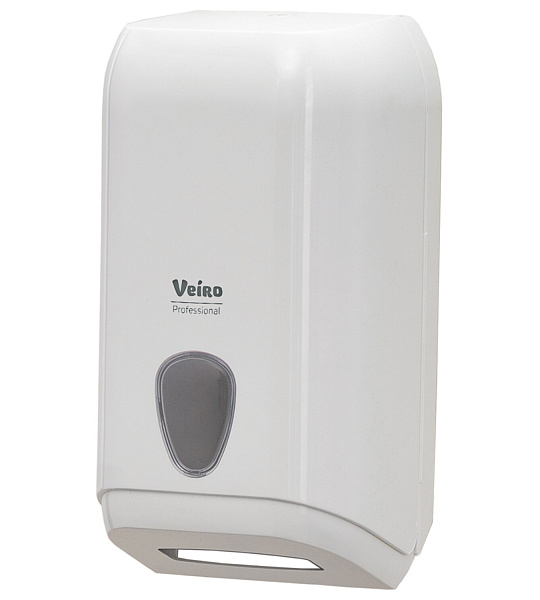 Диспенсер для туалетной бумаги листовой VEIRO Professional (T3) "L-one", белый, A620KK1NS