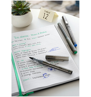 Ручка-роллер Faber-Castell "Free Ink Needle" черная, 0,5мм, одноразовая