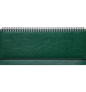 Планинг недатированный, 330*130мм, 56л., кожзам, OfficeSpace "Nebraska", зеленый