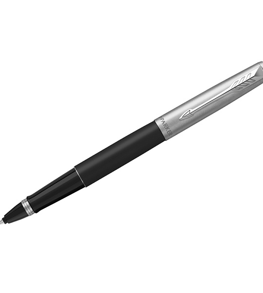 Ручка-роллер Parker "Jotter Bond Street Black CT" черная, 0,8мм, подарочная упаковка