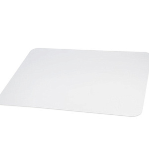 Коврик защитный напольный BRABIX, поликарбонат, 100x120 см, глянец, 1 мм, 604846