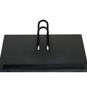 Подставка под календарь СТАММ, малая, пластик, черный