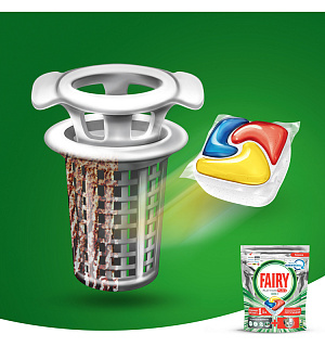 Капсулы для посудомоечной машины Fairy "Platinum Plus All in 1. Лимон", 40шт.