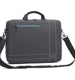 Сумка для ноутбука 15,6" Continent CC-201 GB полиэстер, нейлон, черный, 400*300*50мм