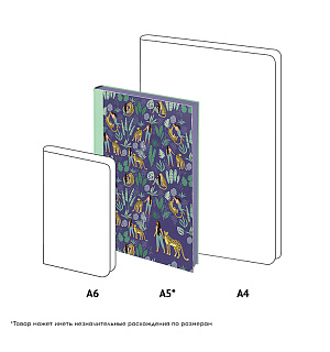 Записная книжка А5 80л. ЛАЙТ, кожзам, Greenwich Line "Vision. Lovely leopard", тон. блок, цв. срез