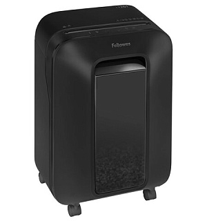 Уничтожитель (шредер) FELLOWES LX201, 5 уровень секретности, 2x12 мм, 12 листов, 22 л, черный, FS-50500