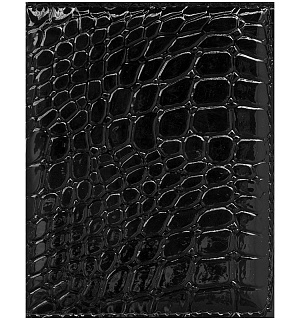 Бумажник водителя OfficeSpace иск. кожа, черный, крокодил