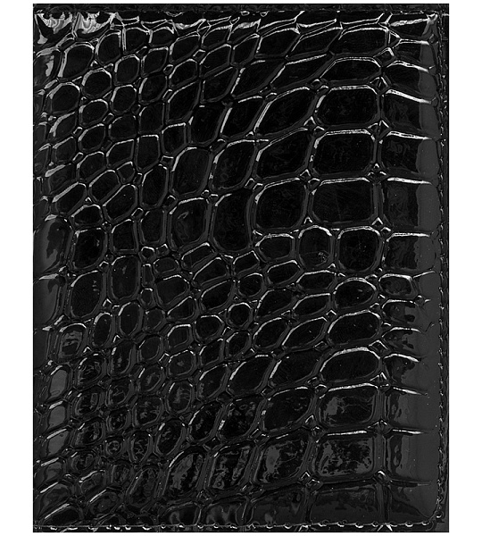 Бумажник водителя OfficeSpace иск. кожа, черный, крокодил