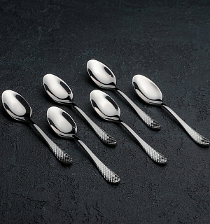 Набор кофейных ложек «Юлия Высоцкая», 6 шт