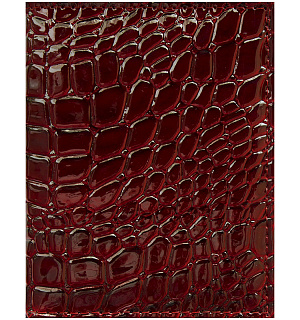 Бумажник водителя OfficeSpace иск. кожа, бордовый, крокодил